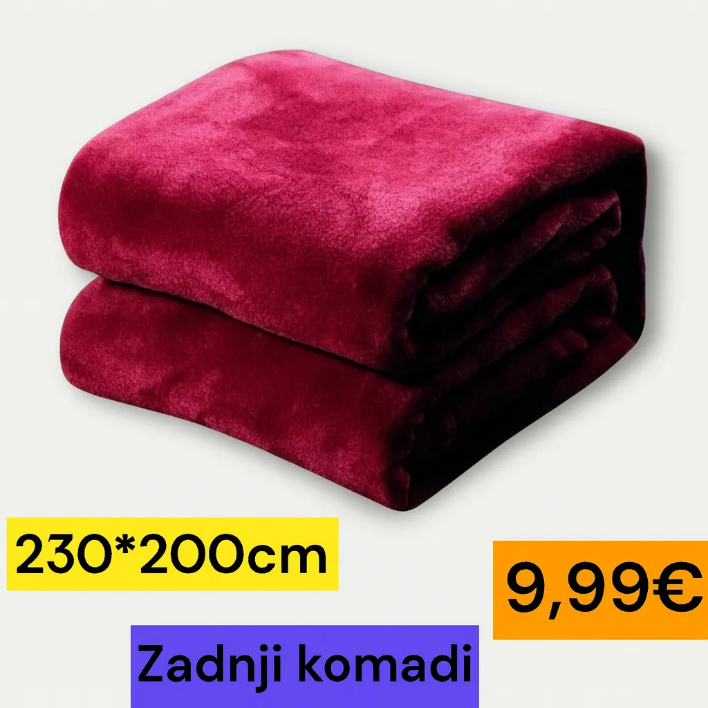 XXL DEKA – RAZNE BOJE – 230*200CM - Slika 7