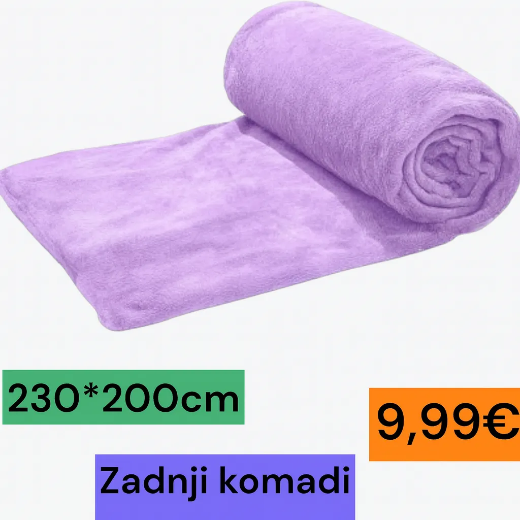 XXL DEKA – RAZNE BOJE – 230*200CM - Slika 4